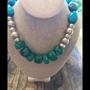 Playful Beaded Chunky Statement Necklace